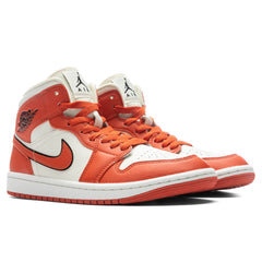 Women's 1 Mid - Coconut Milk/Sport Spice/Black