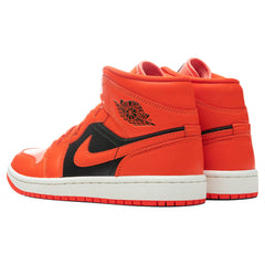 Women's 1 Mid SE - Crimson Bliss/Rush Orange/Black