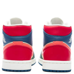 Women's 1 Mid SE - French Blue/Magic Ember/Fire Red