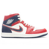 Women's 1 Mid SE - Gym Red/Midnight Navy/Sail/Light Iron Ore
