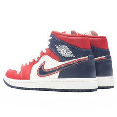 Women's 1 Mid SE - Gym Red/Midnight Navy/Sail/Light Iron Ore