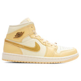 Women's 1 Mid SE - Pale Vanilla/Metallic Gold/Coconut Milk