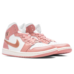 Women's 1 Mid SE - Red Stardust/Metallic Copper/White