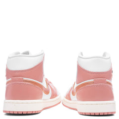 Women's 1 Mid SE - Red Stardust/Metallic Copper/White