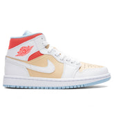 Women's 1 Mid SE - Sesame/White