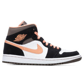 Women's 1 Mid SE - White/Apricot Agate
