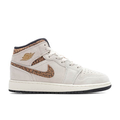 1 Mid SE (GS) - Light Orewood Brown/Metallic Gold/White