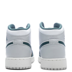 1 Mid SE (GS) - White/Oxidized Green/Sail/Neutral Grey