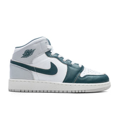 1 Mid SE (GS) - White/Oxidized Green/Sail/Neutral Grey