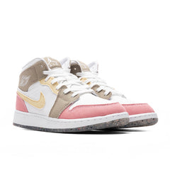 1 Mid SE (GS) - White/Vivid Green
