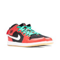 1 Mid SE (PS) - Black/Fire Red/White/Malachite
