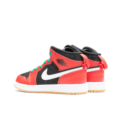 1 Mid SE (PS) - Black/Fire Red/White/Malachite