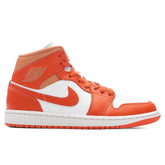 Women's 1 Mid - Summit White/Cosmic Clay/Amber Brown