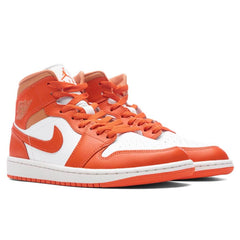 Women's 1 Mid - Summit White/Cosmic Clay/Amber Brown