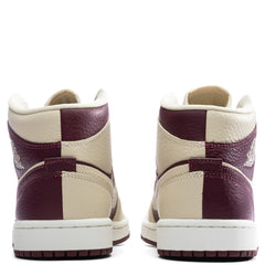 Women's 1 Mid - Beach/Cherry Wood Red/Sail