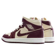 Women's 1 Mid - Beach/Cherry Wood Red/Sail