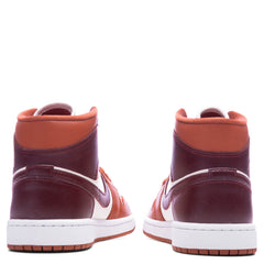 Women's 1 Mid - Dusty Peach/Night Maroon/Sail