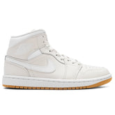 Women's 1 Mid - Phantom/White/Gum Light