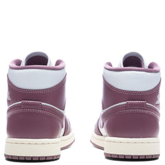 Women's 1 Mid - Pure Platinum/Sky J Mauve/Sail