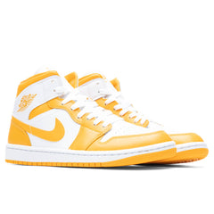 Women's 1 Mid 'University Gold' - White/University Gold/White