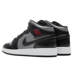 1 Mid (GS) - Black/Gym Red/Particle Grey