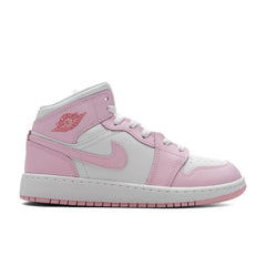 1 Mid (GS) - Pink Foam/White/Fire Red