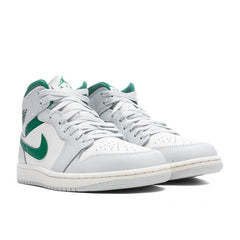 1 Mid (GS) - Summit White/Pine Green/Pure Platinum