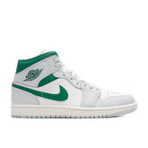 1 Mid (GS) - Summit White/Pine Green/Pure Platinum