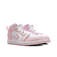 1 Mid (PS) - Pink Foam/White/Fire Red