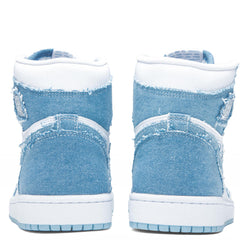 Women's 1 Retro Hi OG - White/Boarder Blue/Metallic Gold