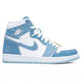 Women's 1 Retro Hi OG - White/Boarder Blue/Metallic Gold