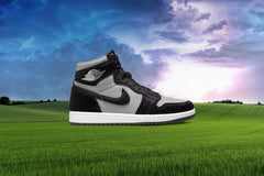 Womens 1 Retro Hi OG - Medium Grey/Black/White