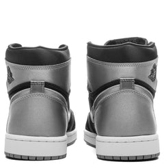 Women's 1 Retro High OG 'Satin Shadow' - Black/Medium Grey/White