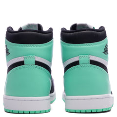1 Retro High OG - White/Black/Green Glow