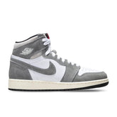 1 Retro High OG (GS) - Black/Fire Red/LT Smoke Grey