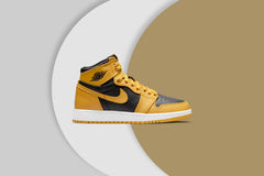 1 Retro High OG 'Pollen' (GS) - Yellow/Black