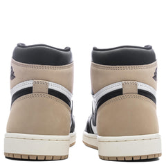 Women's 1 Retro High OG 'Latte' - Black/Legend Brown/White