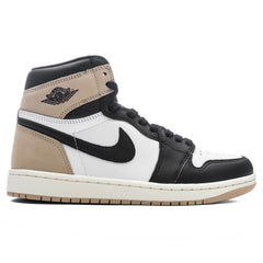 Women's 1 Retro High OG 'Latte' - Black/Legend Brown/White
