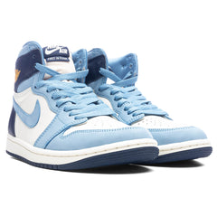 Women's 1 Retro High OG 'First in Flight' - University Blue/University Gold/Sail