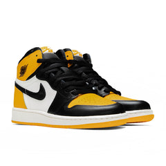 1 Retro High OG (GS) - Taxi/Black/Sail