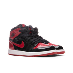 1 Retro High OG (PS) 'Patent Bred' - Black/Varsity Red/White