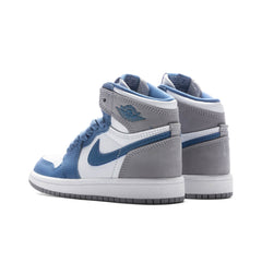1 Retro High OG (PS) - True Blue/White/Cement Grey