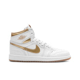 1 Retro High OG (PS) - White/Metallic Gold/Gum Light Brown