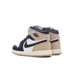 1 Retro High OG (TD) - Black/Legend MD Brown/White