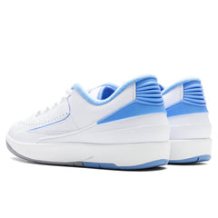 2 Retro Low - White/University Blue/Cement Grey