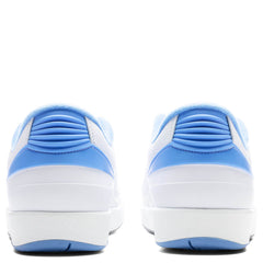 2 Retro Low - White/University Blue/Cement Grey