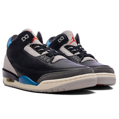 3 Retro OG 'Rare Air' - Black/Chile Red/Neutral Grey