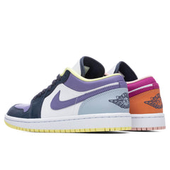 1 Women's Low SE - Thunder Blue/Healing Orange