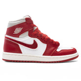 Women's 1 Retro High OG 'Varsity Red' - Light Iron Ore/Varsity Red/Sail