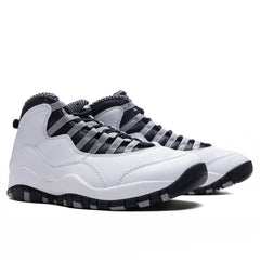 10 Retro 'Steel' - White/Black/Light Steel Grey/Dark Powder Blue